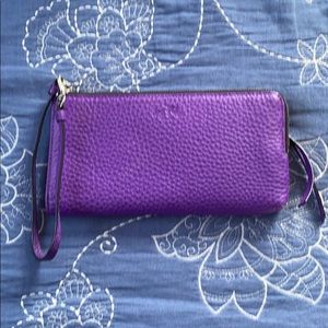 Coach L-zip Wristlet Wallet